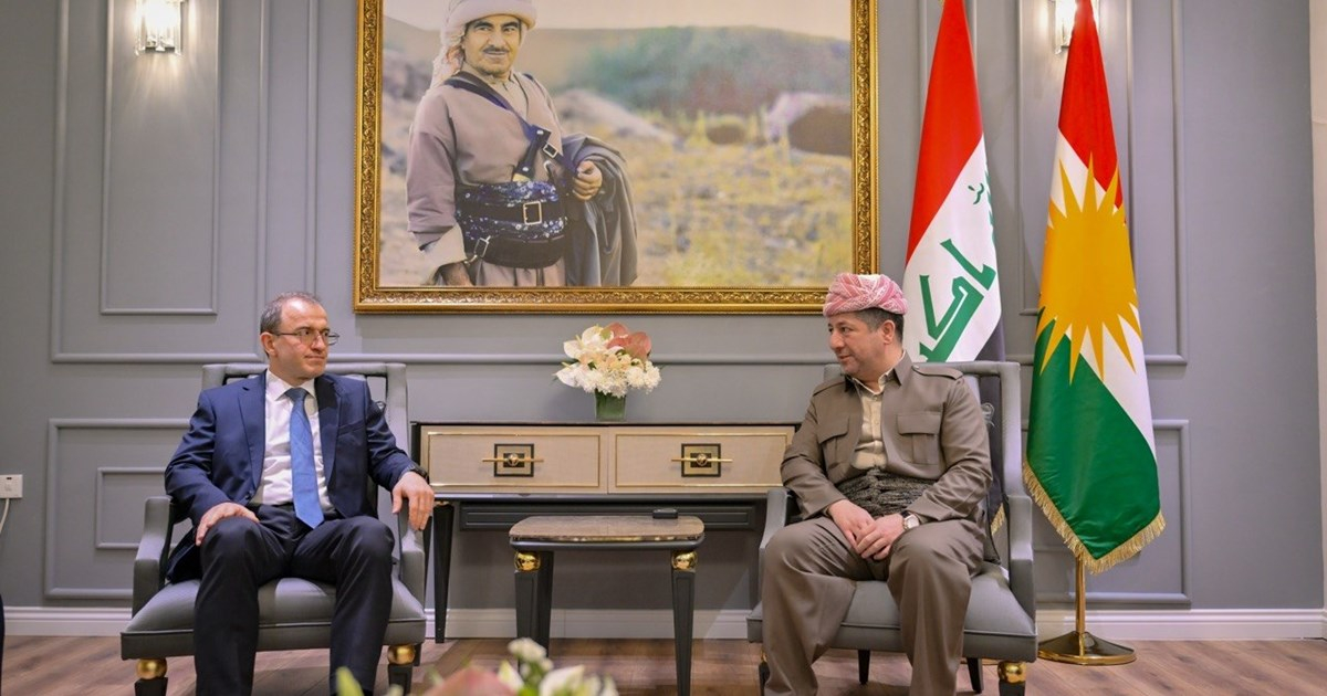Prime Minister Masrour Barzani Bids Farewell to Ambassador of Russia