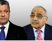 رئيس الوزراء العراقي الأسبق عادل عبدالمهدي يعزي رئيس الحكومة مسرور بارزاني