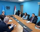 منسق التوصيات الدولية يلتقي المنسق المقيم للأمم المتحدة في العراق