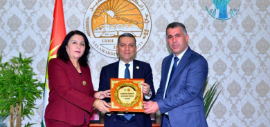 Şandeyek ji Zanîngeha Kobanê serdana Zanîngeha Selahedîn a Hewlêrê kir