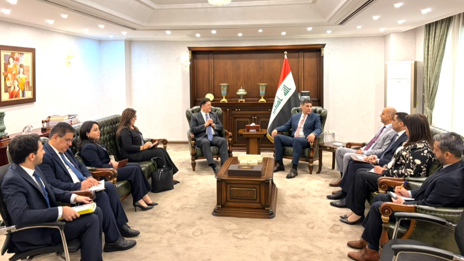 منسق التوصيات الدولية يلتقي وكيل وزارة الخارجية العراقية للشؤون متعددة الأطراف والشؤون القانونية