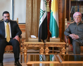 الرئيس مسعود بارزاني يستقبل رئيس مجلس النواب الاتحادي والوفد المرافق له في بيرمام