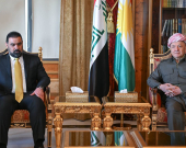 بــاره‌گای بارزانی :  سەرۆك بارزانی پێشوازی لە سەرۆكی ئەنجوومەنی نوێنەرانی عێراق و شاندی یاوەری دەكات