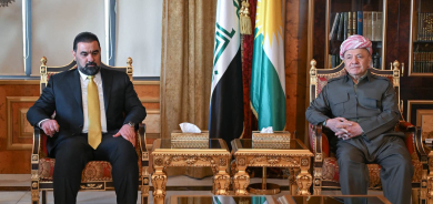 بــاره‌گای بارزانی :  سەرۆك بارزانی پێشوازی لە سەرۆكی ئەنجوومەنی نوێنەرانی عێراق و شاندی یاوەری دەكات