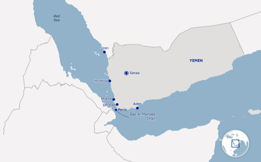 Houthis Seize Mokha and Perim Island, Raising Fears for Red Sea Shipping