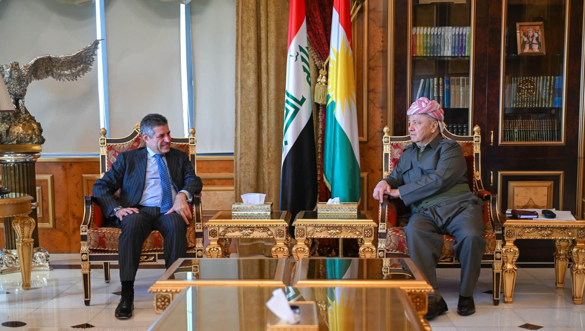الرئيس بارزاني: إقليم كوردستان دائماً جزء من الحل ولم يكن يوماً جزءاً من الأزمات الإقليمية القائمة
