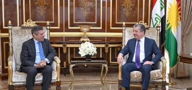 Mesrûr Barzanî û Birêvebirê Kar û Barên Balyozxaneya Amerîkayê civiyan