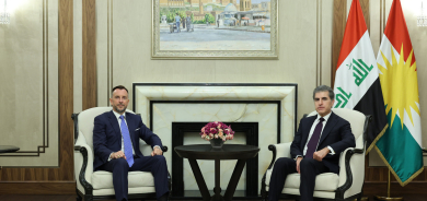 Nechirvan Barzani, Italian Ambassador Discuss Strengthening Iraq–Kurdistan Relations
