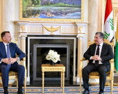 رئيس حكومة إقليم كوردستان يستقبل السفير الإيطالي نيكولو فونتانا لدى العراق