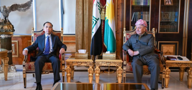 Serok Barzanî pêşwazî li Konsulê Giştî yê Çînê li Hewlêrê kir