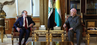 الرئيس بارزاني يستقبل القنصل العام الفرنسي الجديد في أربيل ويبحث معه ملفات المنطقة ومهمة التحالف الدولي