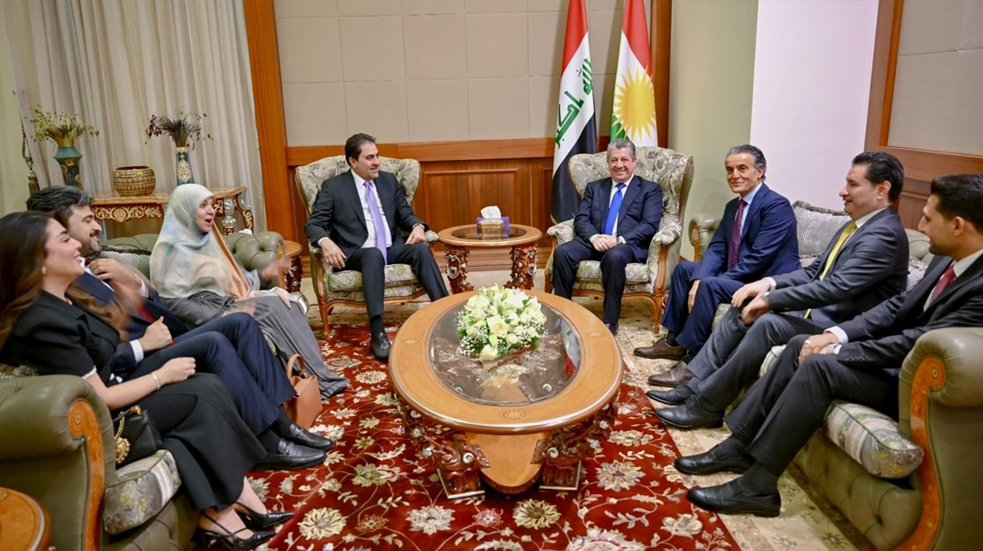 Mesrûr Barzanî û Muhsin Mendelawî rewşa giştî ya Îraqê nîqaş kir