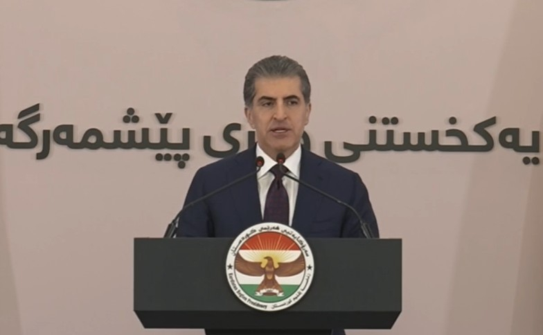 نيجيرفان بارزاني لبغداد: البيشمركة جزء من منظومة الدفاع العراقية ويجب تسليحها دستورياً