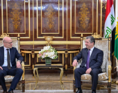 سەرۆکی حکوومەتی هەرێمی کوردستان، پێشوازی لە کریستیان ئۆلفکە، کونسوڵی گشتیی نوێی ئەڵمانیا لە هەرێمی کوردستان کرد.