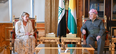 بـــاره‌گای بارزانی :  لە پیرمام سەرۆك مەسعود بارزانی پێشوازی لە شاندێكی فەڕەنسی كرد