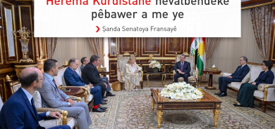 Şanda Senatoya Fransayê: Herêma Kurdistanê hevalbendeke pêbawer a me ye