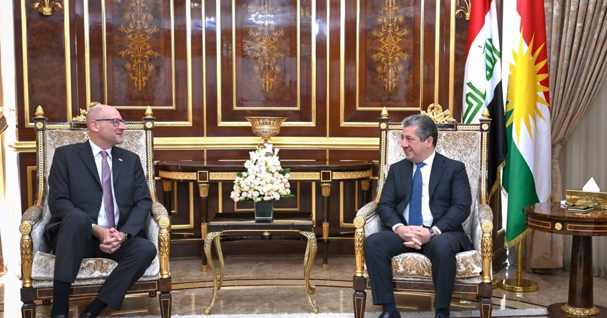 Prime Minister Masrour Barzani Receives New Ambassador of Switzerland to Iraq