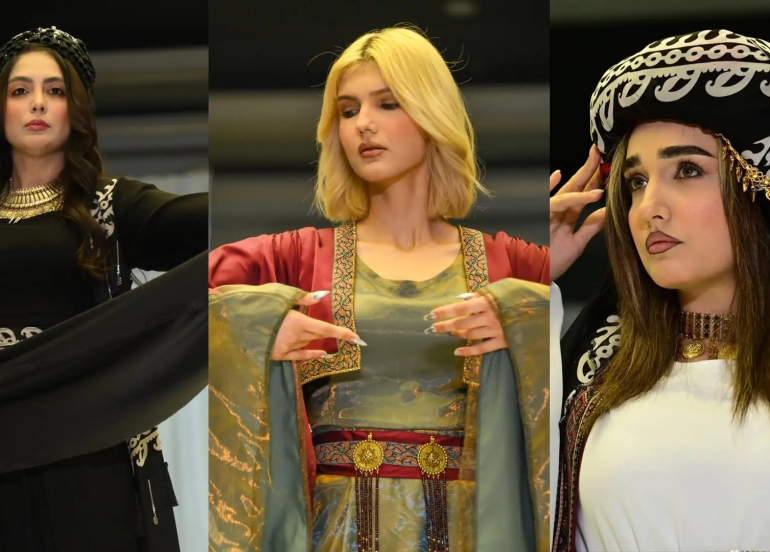 Dîzaynera Kurd Lana Sara Pîranê cilên Kurdan nîşan dan