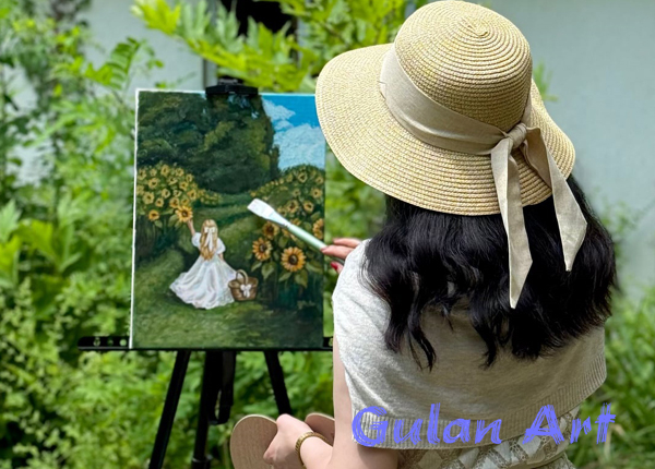 خانمە شێوەكاری عێراقی مەریەم ئەلعوبێدی بۆ گوڵان:بەهای ڕاستەقینەی تابلۆ لە ڕەهەندی هونەری و مرۆیی و ئەو چیرۆكەدایە كە هەڵیگرتووە
