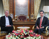 نيجيرفان بارزاني يستقبل رئيس الاتحاد الدولي الديمقراطي الفخري ويبحث معه التطور العمراني للإقليم