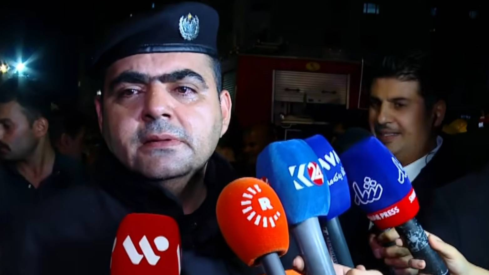 الدفاع المدني في أربيل يعلن السيطرة الكاملة على حريق مجمع 