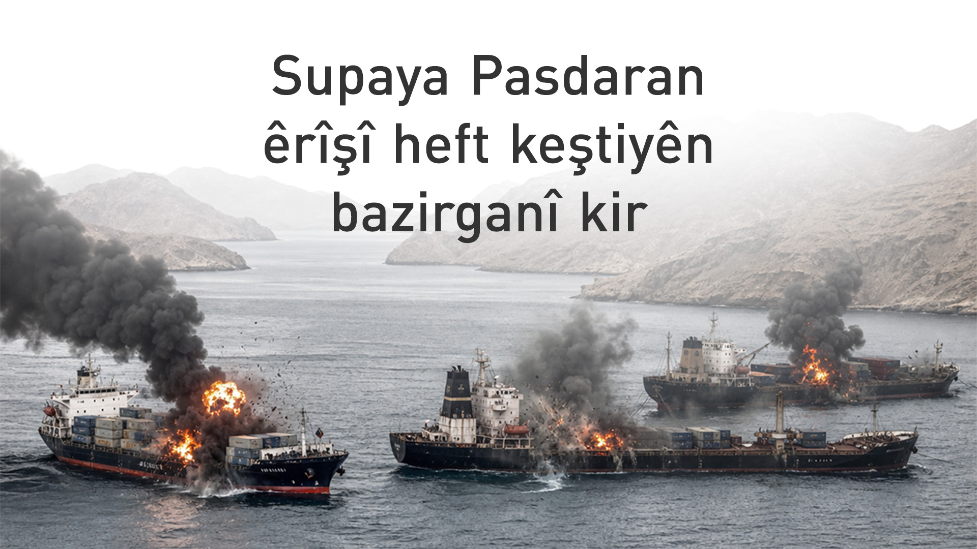 Di pênc rojan de 7 keştî li Tengava Hurmizê hatine armanckirin