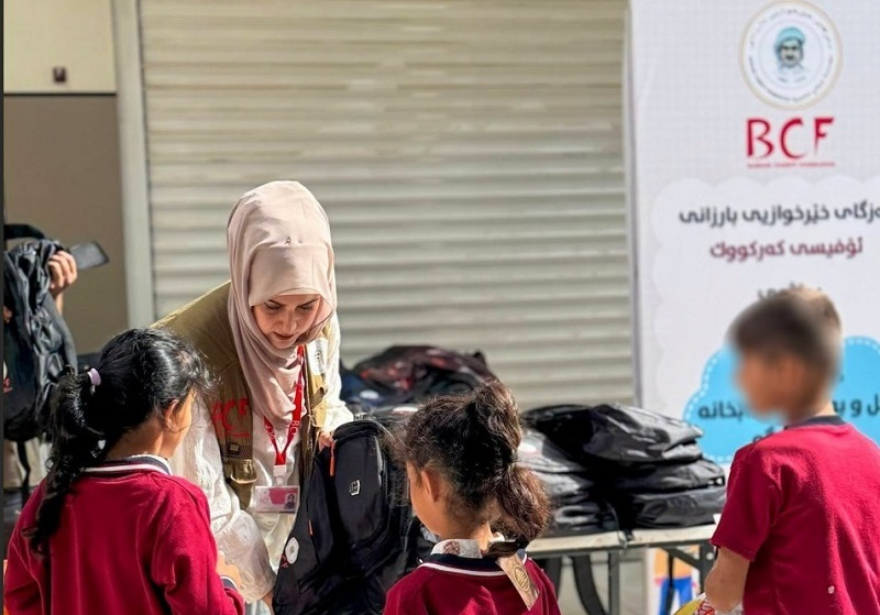 تزامناً مع العام الدراسي.. مبادرة إنسانية لمؤسسة بارزاني الخيرية في كركوك
