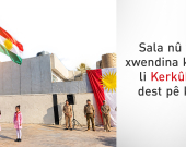 Bi bilindkirina Ala Kurdistanê xwendina kurdî li Kerkûkê dest pê kir