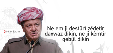 Serok Barzanî: Em ji destûrî zêdetir daxwaz nakin, kêmtir jî qebûl nakin