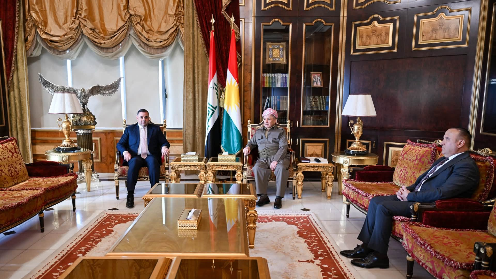 الرئيس  بارزاني يستقبل محافظ صلاح الدين ويحُثّ على تعزيز التنسيق بين المحافظات
