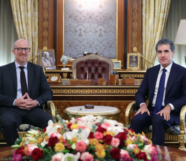 سەرۆکی هەرێمی کوردستان، پێشوازیی لە بەڕێز کریستیان ئۆلفکێ، کونسوڵی گشتیی نوێی ئەڵمانیا لە هەرێمی کوردستان و شاندێکی یاوەری کرد.