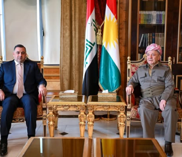 بـاره‌گای بارزانی : سەرۆک مەسعود بارزانی لە پیرمام پێشوازی لە بەڕێز هەیسەم ئەلزەهوانی پارێزگاری سەلاحەدین کرد.