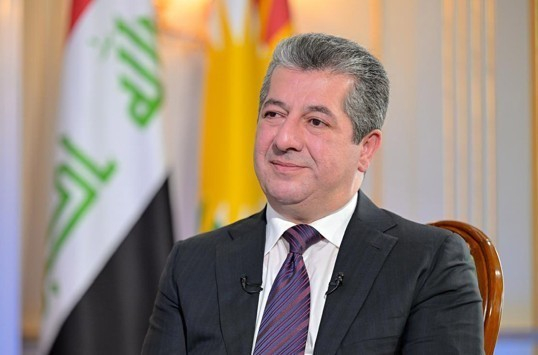 رئيس حكومة إقليم كوردستان يبرق مهنئاً بعيد 