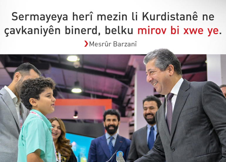 Mesrûr Barzanî: Hizirkirina dahênerane ya ciwanên me bo me mezintirîn destkeftî ye