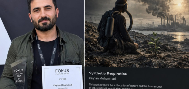 کەیوان محەممەدی پلەی یەکەمی فێستیڤاڵی نێودەوڵەتی FOKUS Award 2026ی بەدەستهێنا