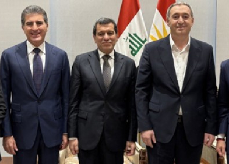 Bakirhan, Barzanî, Ebdî, Talabanî û Ehmed hatin ba hev