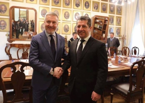 وزير الدفاع الإيطالي : اقليم كوردستان حليفنا المقرب