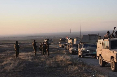 عملية امنية لمطاردة فلول داعش غرب الموصل