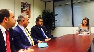 وفد مؤسسة البارزاني الخيرية يجتمع مع مسؤولة الشؤون الانسانية في البرلمان الاوربي