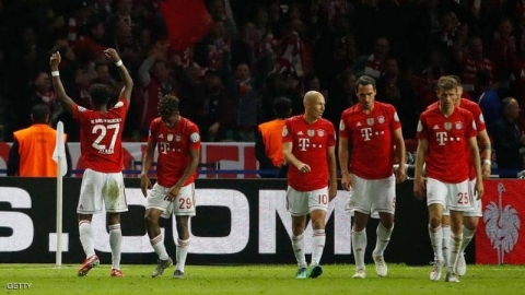 بايرن ميونخ يفوز بالكأس ويحقق الثنائية