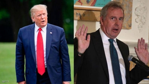 بعد حادثة التسريبات.. ترامب يصف سفير بريطانيا بــ