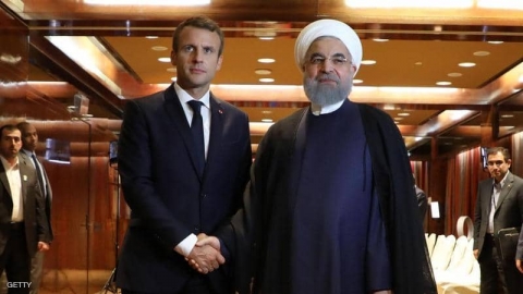 ماكرون يبحث مع روحاني التوتر الأميركي-الإيراني