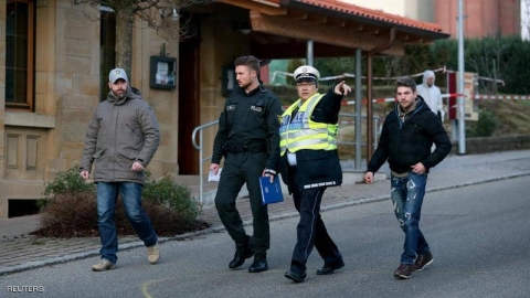 6 قتلى بإطلاق نار جنوبي ألمانيا.. والضحايا من عائلة القاتل