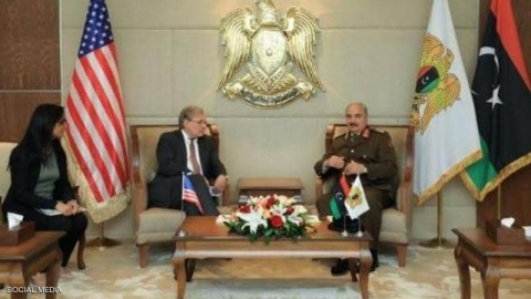 حفتر يؤكد للسفير الأميركي ضرورة إخراج 