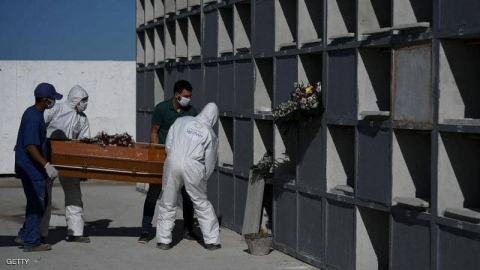 البرازيل تطرق أبواب الخطر مع كورونا.. وتحصد المرتبة الثالثة