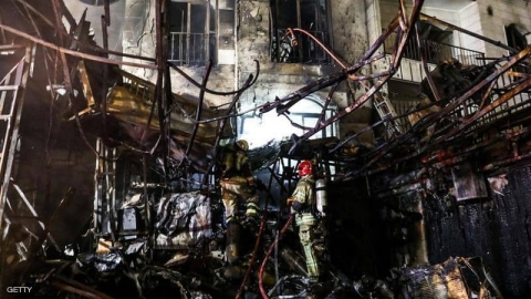 19 قتيلا بانفجار مركز طبي في طهران