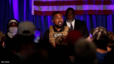 كاني ويست في تجمع انتخابي: مليون دولار لكل طفل