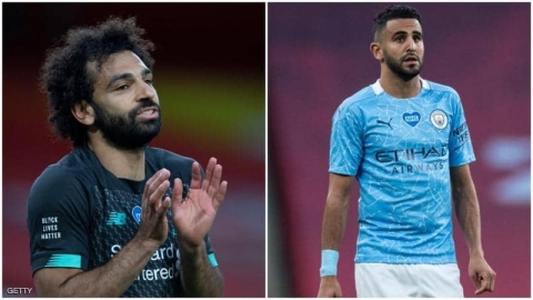 غياب صلاح ومحرز عن قائمة المرشحين لجائزة الأفضل بالبريميرليغ