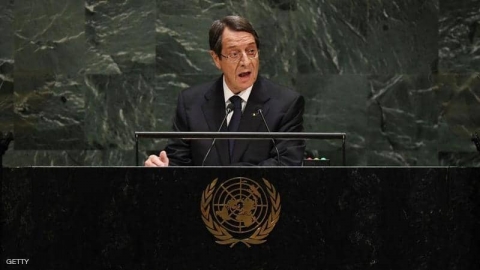 رئيس قبرص: نعاني من احتلال تركي جديد