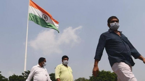 إصابات كورونا في الهند تواصل الارتفاع.. وزيادة بنسبة التعافي